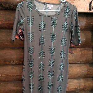 Unicorn arrow Julia Xs EUC mint and gray